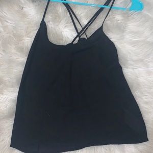 Girls Black Hollister Tank Top